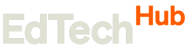 Logo for EdTech Hub in dark mode